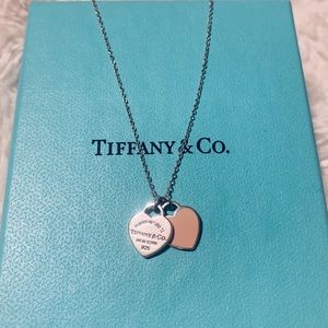Return To Tiffany Mini Double Heart Necklace
